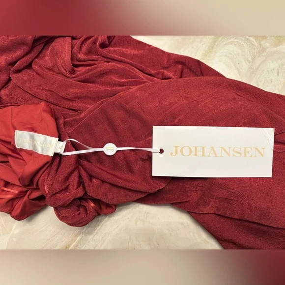 knee length dresses for ladies Johansen - The Long Poppy Dress Blue